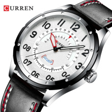 CURREN 8267  Watches Top Luxury Brand Men Leather Watches Casual Quartz Wristwatch for Men Relogio Masculino Clock Male Business